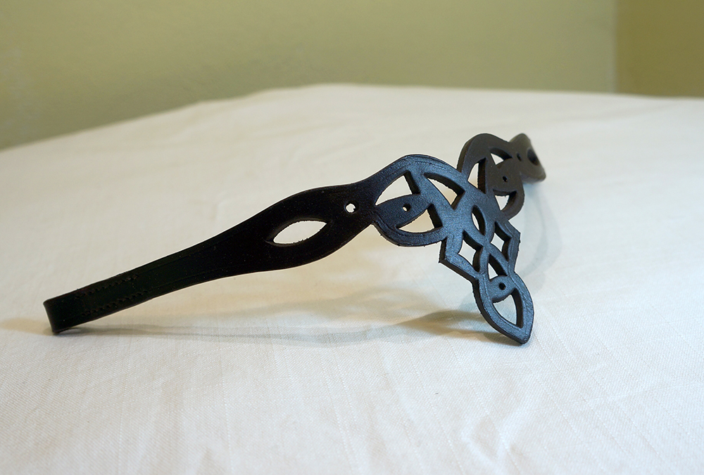 Opux® Pannband 'Lotus', svart - 3