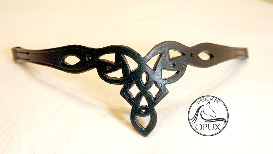 Opux® Pannband 'Lotus', svart
