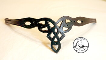 Opux® Pannband 'Lotus', svart
