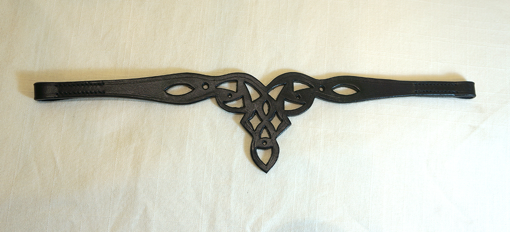 Opux® Pannband 'Lotus', svart - 5