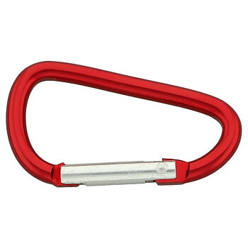 Karbinhake ALU, 67 mm, röd