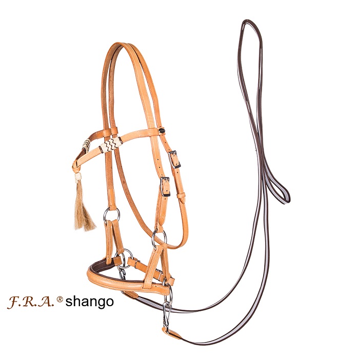 F.R.A® Shango Sidepull incl.reins, natural
