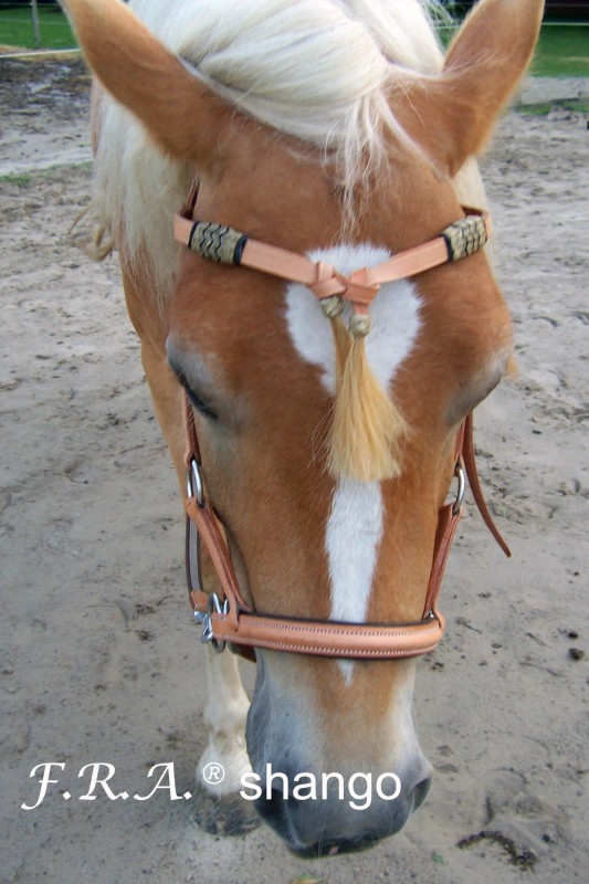 F.R.A® Shango Sidepull incl.reins, natural - 4