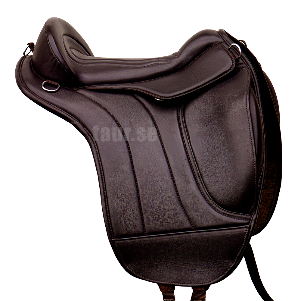 EDIX® Union, ridpad / barbackasadel, läder, brun - 3