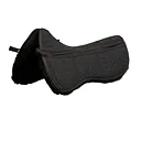 EDIX® Halfpad / Correctionpad med äkta Merinoull (inkl. lägg) - svart, S (2:a sort.)