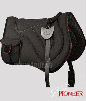 Pioneer® Ridpad Barbacka / Air Mesh LIGHTWEIGHT, svart