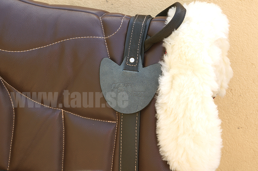 Pioneer® Ridpad Barbacka OUTBACK (Läder & merinoull), brun - 6