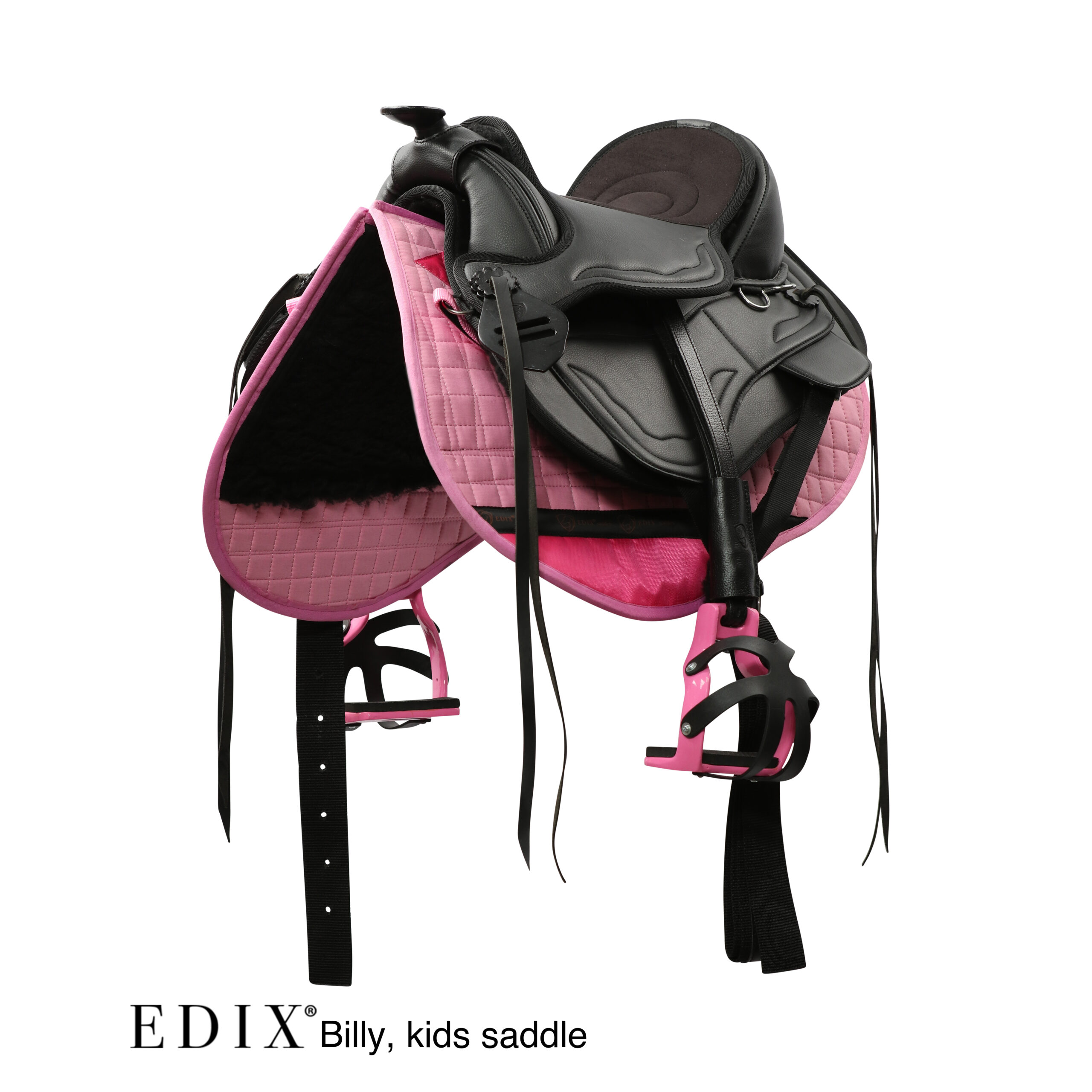 Western saddle for children (treeless) Billy the kid, EDIX® VEGAN - 7