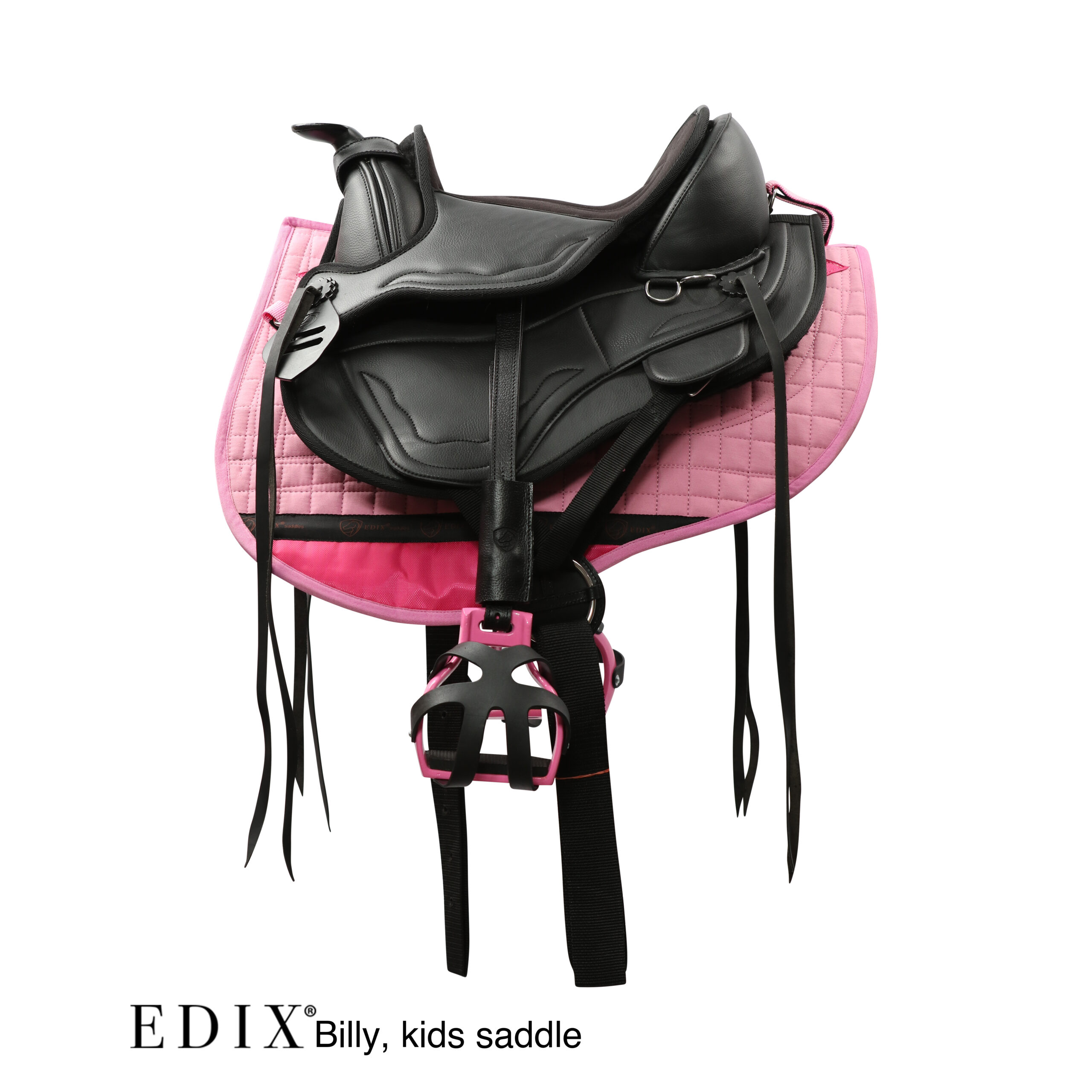 Western saddle for children (treeless) Billy the kid, EDIX® VEGAN - 8