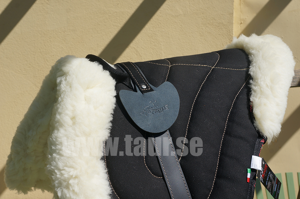 Pioneer® Ride pad / Barebackpad PONY (Canvas  and merino wool), black - 7