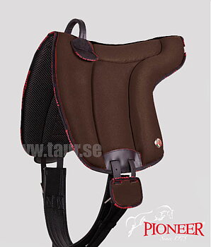 Pioneer® Ride pad / Barebackpad (AirMesh) full, brown
