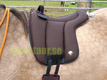 Pioneer® Ride pad / Barebackpad (AirMesh) full, brown