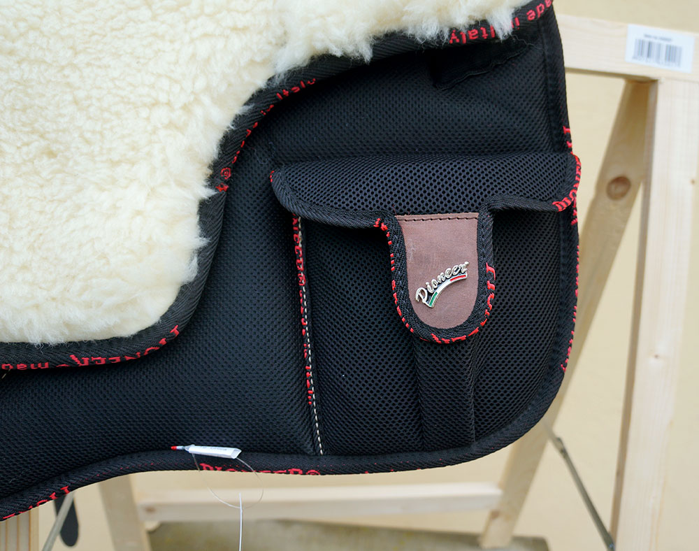 Pioneer® Ridpad Barbacka OUTBACK (AirMesh & merinoull), svart - 7