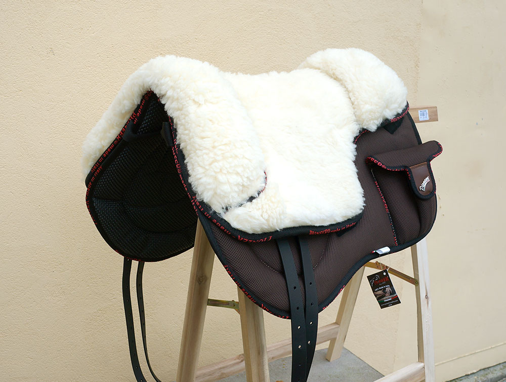 Pioneer® Ridpad Barbacka OUTBACK (AirMesh & merinoull), brun - 8