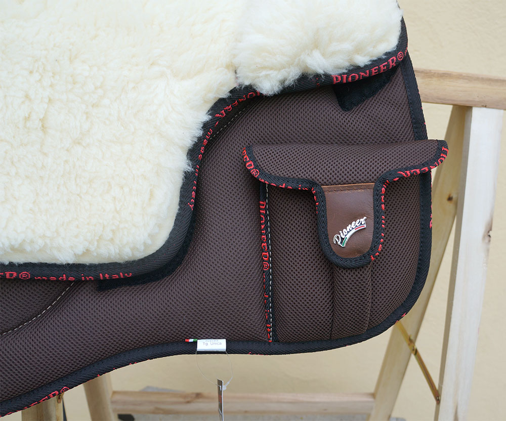 Pioneer® Ridpad Barbacka OUTBACK (AirMesh & merinoull), brun - 9