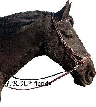 F.R.A® Flandy Sidepull inkl. tyglar, havanna