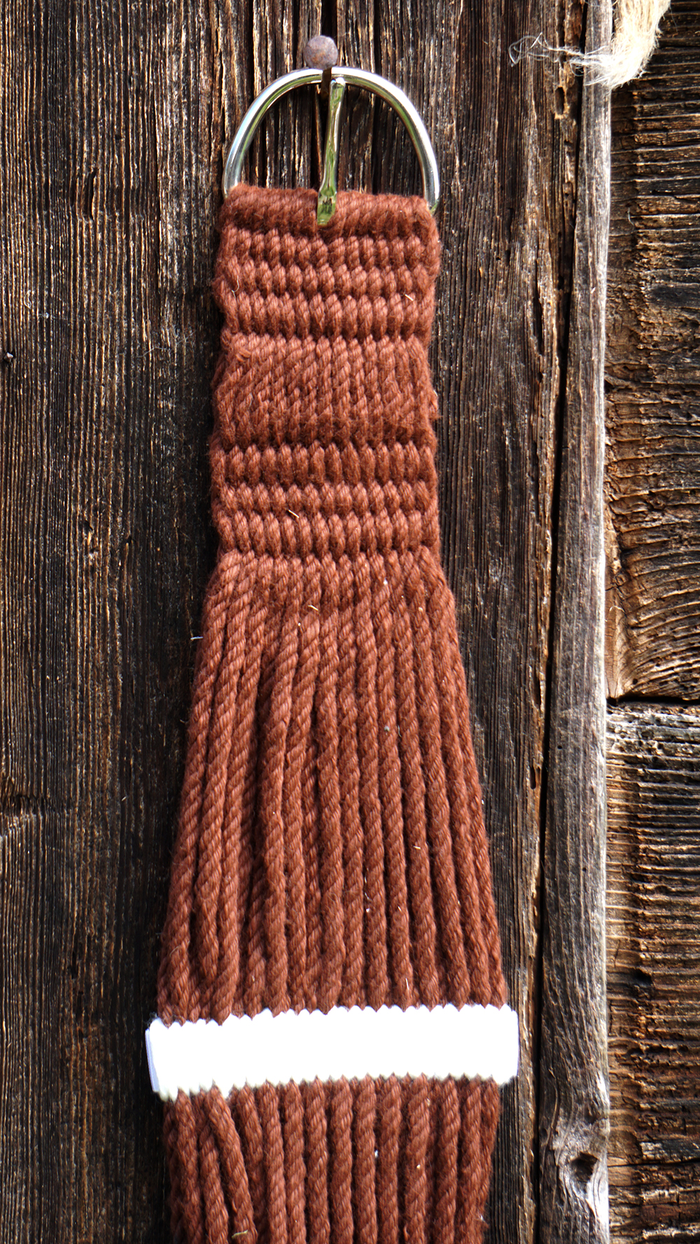 Western girth Lakota in mohair, brown - 4