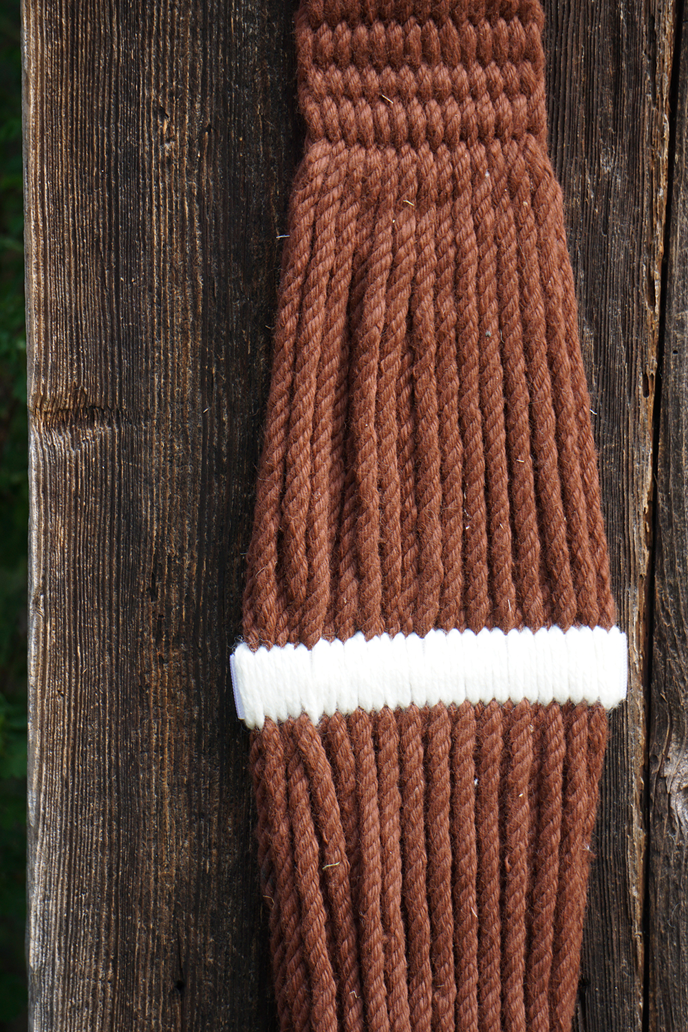 Western girth Lakota in mohair, brown - 3