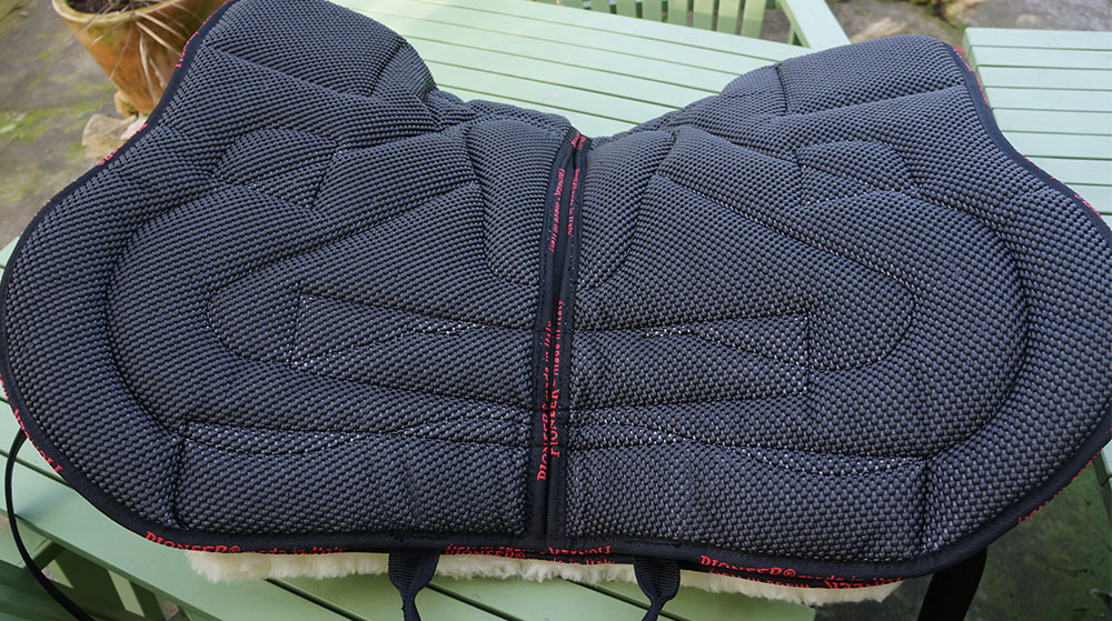 Pioneer® Ride pad / Barebackpad OUTBACK (AirMesh and merino wool), beige - 11