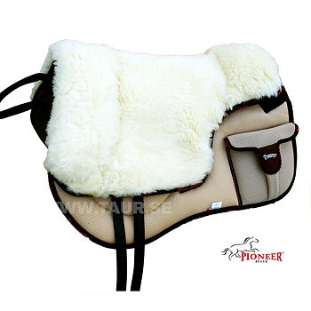 Pioneer® Ridpad Barbacka OUTBACK (AirMesh & merinoull), beige