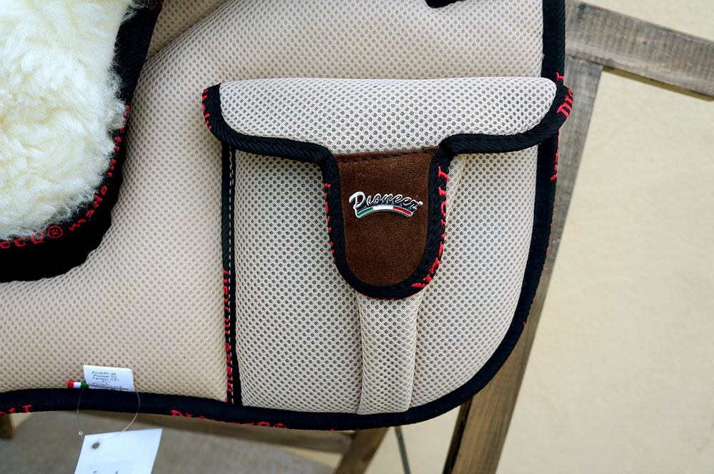 Pioneer® Ride pad / Barebackpad OUTBACK (AirMesh and merino wool), beige - 8