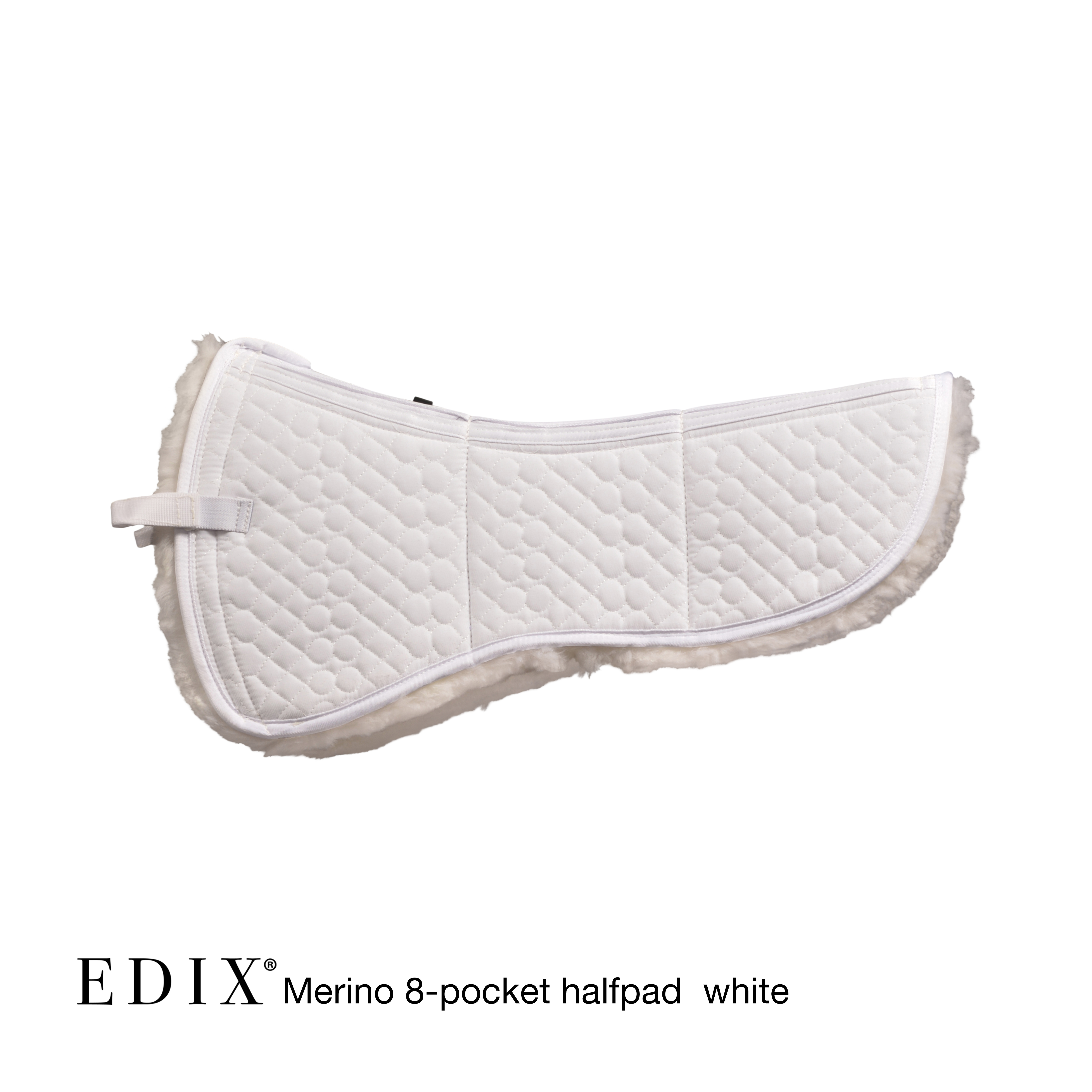EDIX® Halfpad / Correction pad, genuine Merino wool incl. pad, white - 2