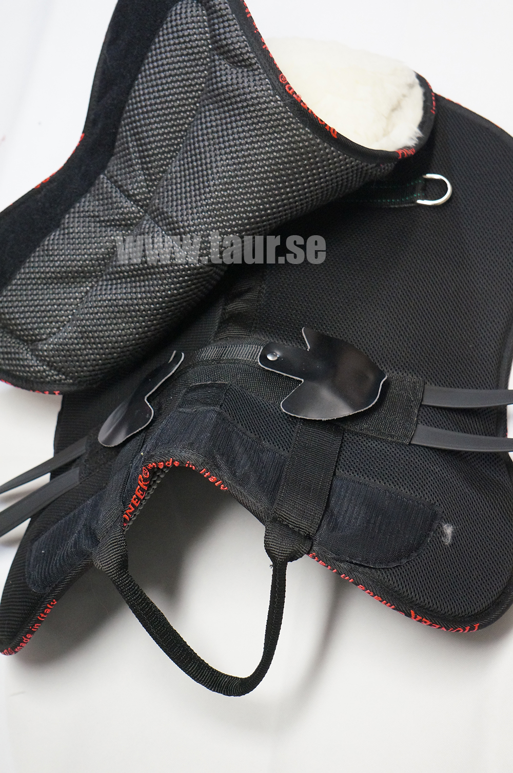 Pioneer® Ride pad / Barebackpad "Slim" (AirMesh and merino wool), brown - 5