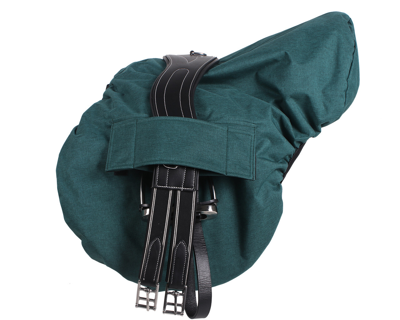 Saddle cover / saddle protector for riding (dressage, jumping, all-round, island and all-round), QHP,  Blue - 2