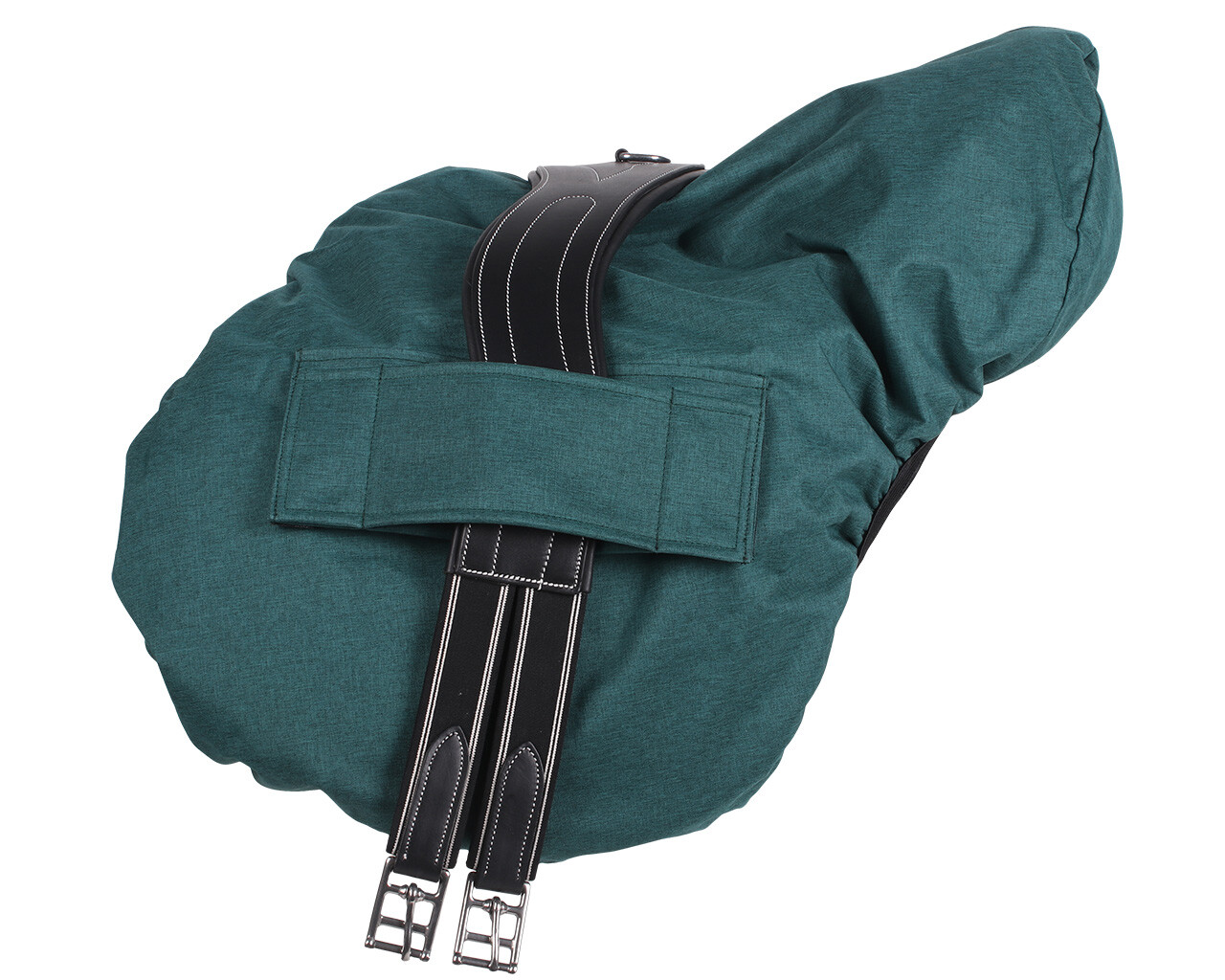 Saddle cover / saddle protector for riding (dressage, jumping, all-round, island and all-round), QHP,  Blue - 4