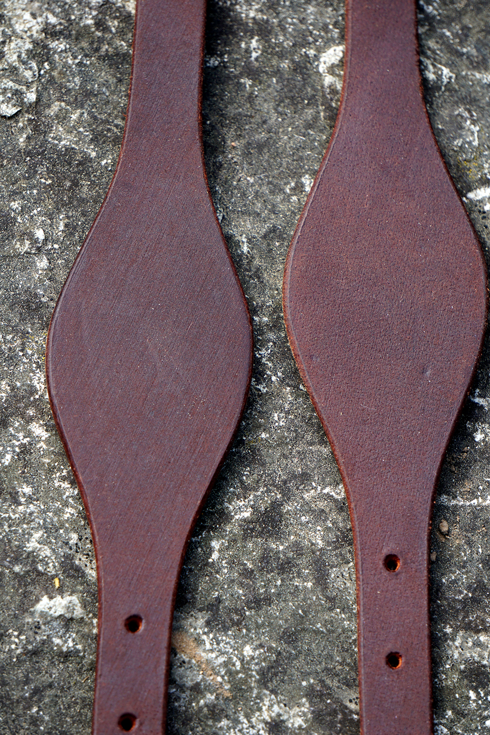 Hobble Straps Lakota for western fenders, brown - 3