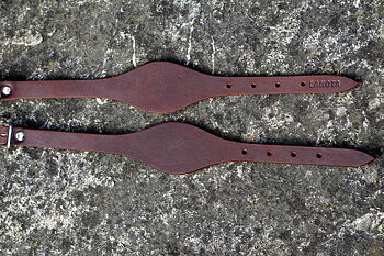 Hobble Straps Lakota for western fenders, brown