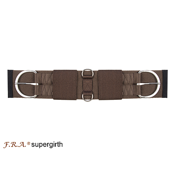 F.R.A® Supergirth Westerngjord 100% Stretch, brun, 110 cm