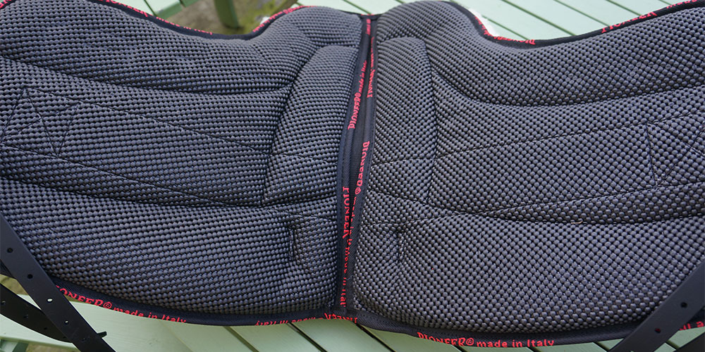 Pioneer® Ride pad / Barebackpad SPECIAL (AirMesh and merino wool), black - 3