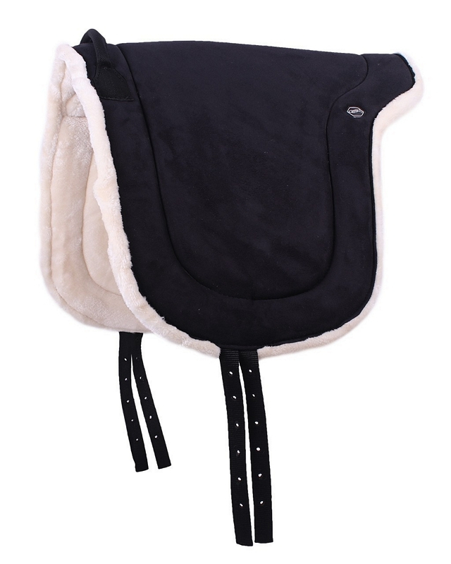Ride pad / bareback pad QHP, black, pony