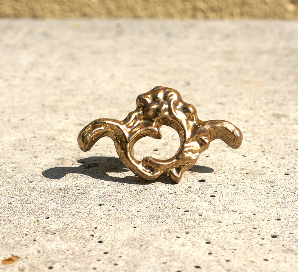 Cortezia Bridle decoration / concho 'Reina', gold
