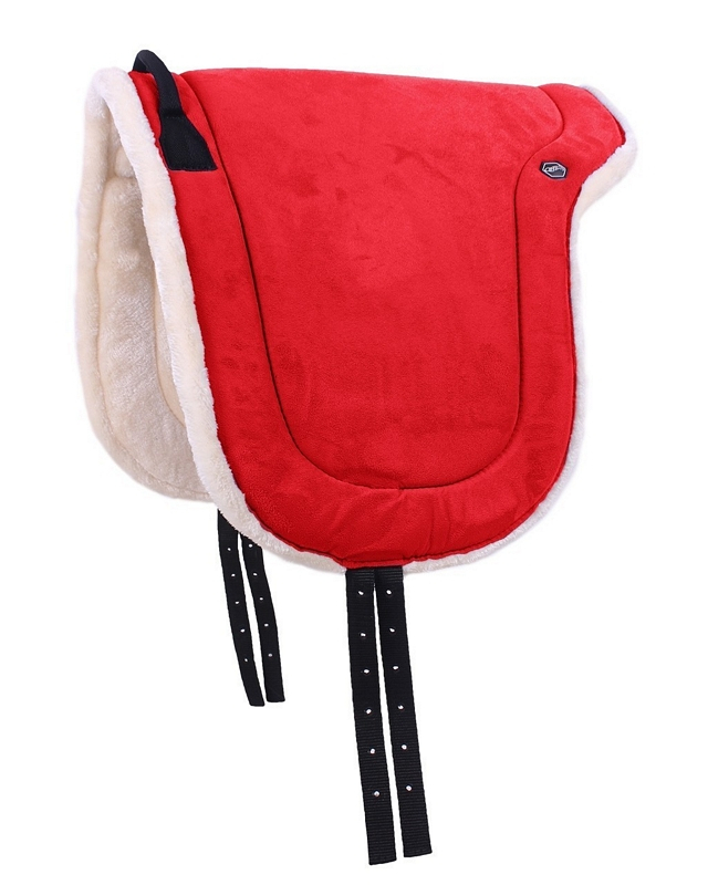 Ride pad / bareback pad QHP, red, full - 2