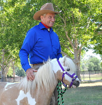Monty Roberts träningsgrimma DUALLY™  Mini / Lila (Minishettis m.fl.)