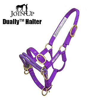 Monty Roberts träningsgrimma DUALLY™  Mini / Lila (Minishettis m.fl.)