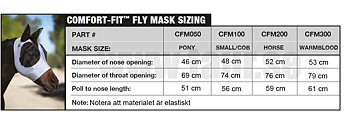 Professional's Choice® Fly Mask / flughuva (med öron) Comfort-Fit™, Geometric