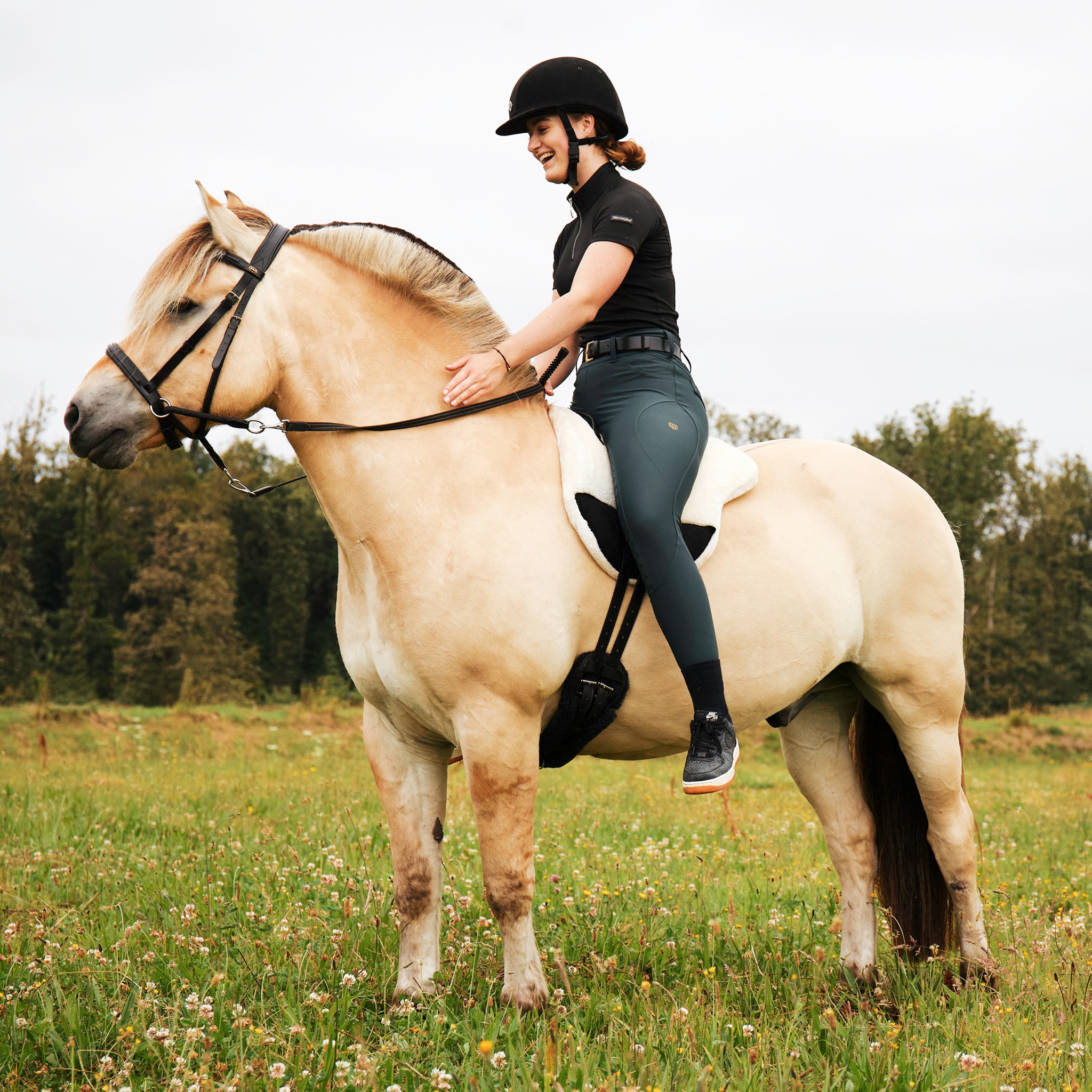 F.R.A® ride pad / bareback saddle Bisco, cream, cob/full - 3