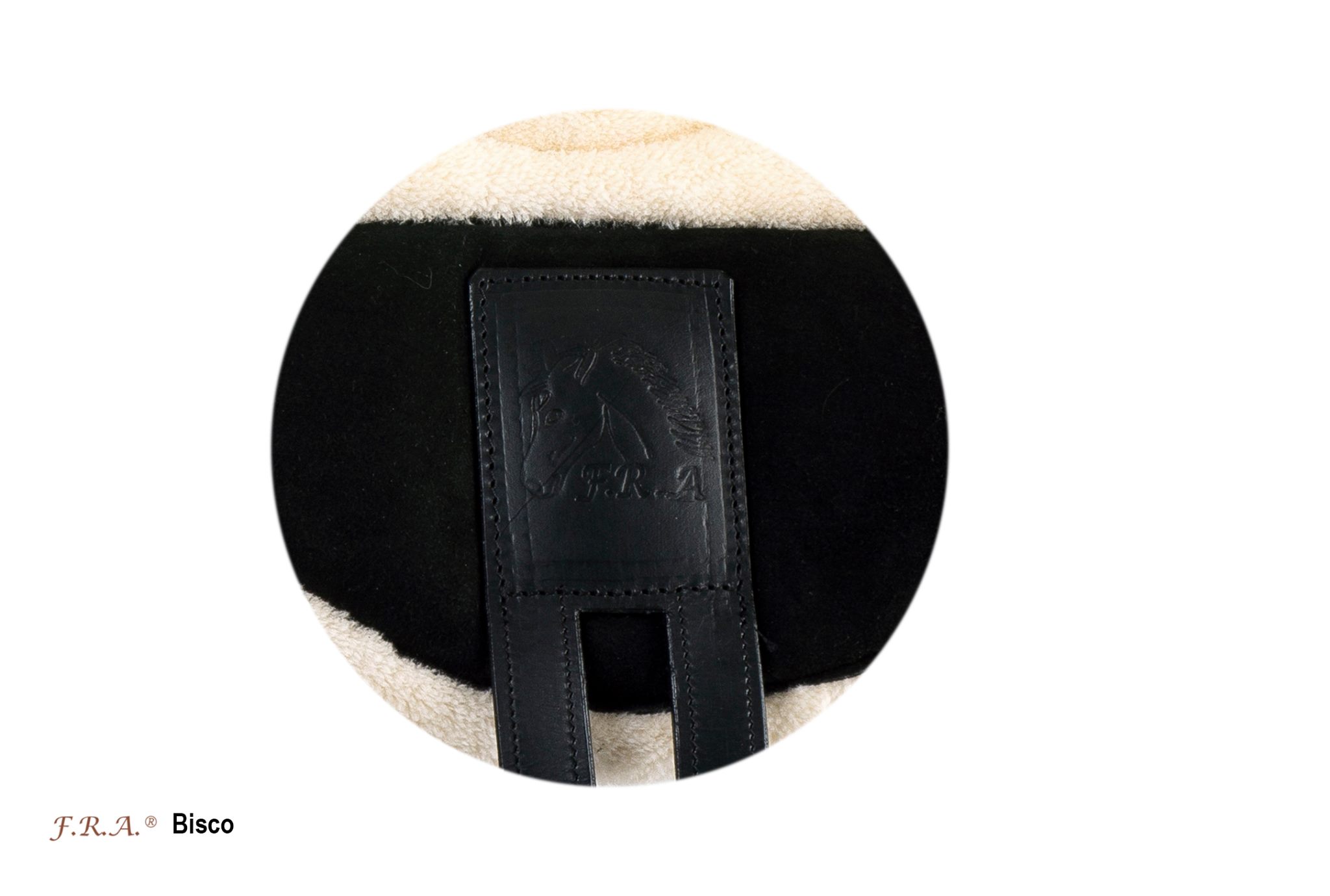 F.R.A® ride pad / bareback saddle Bisco, cream, cob/full - 4