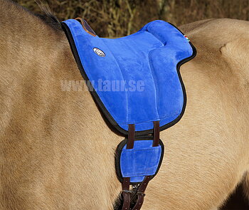 Brockamp Special - Ridpad / Barbackasadel i mocka (gul)