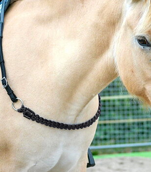 Halsring  / cordeo Edix© Aisha, svart, shettis-ponny