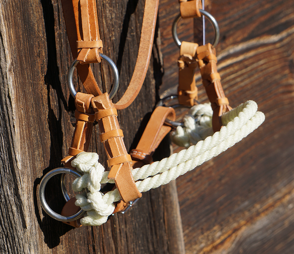 Sidepull, hackamore & bitless bridles