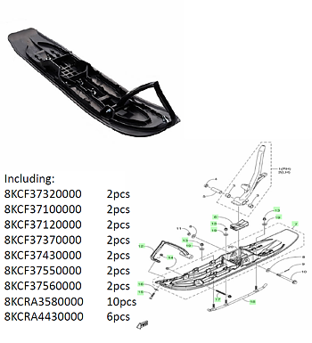Sidewinder skidpaket Arctic Cat / Yamaha