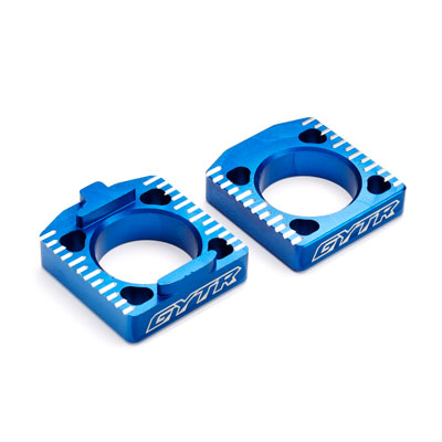 GYTR® Billet Offset Axle Blocks Blue