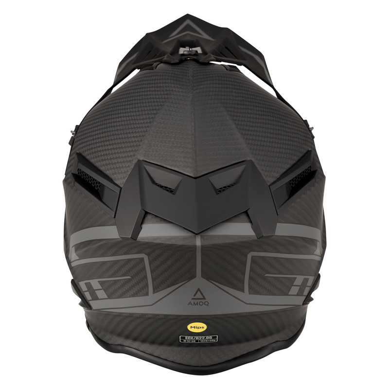 AMOQ Friction MIPS Carbon Helmet - Black / Grey  - 3