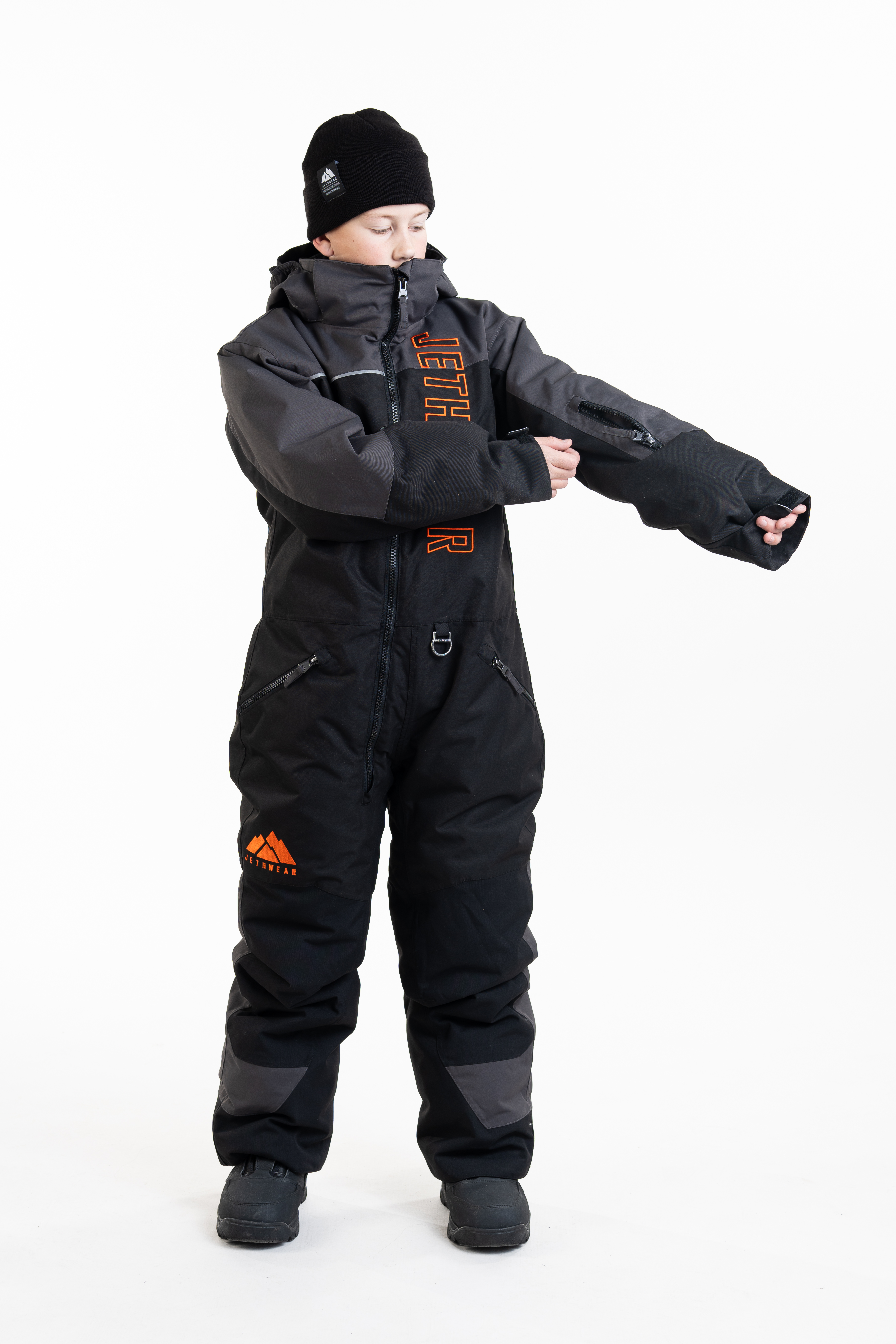 Jethwear Youth Odin & Olivia - Black / Iron / Orange - S.A.F.E - 10