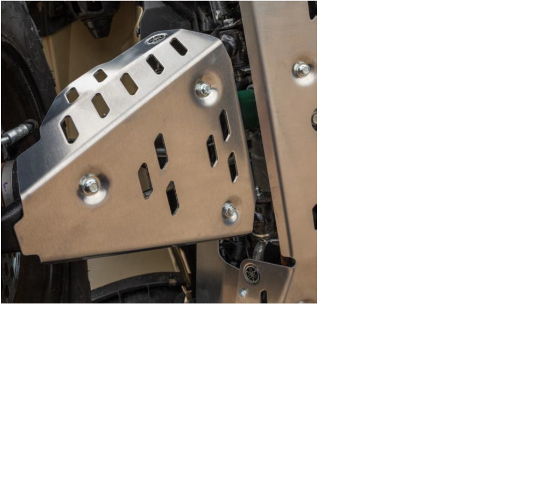 A-arm skid plates Front