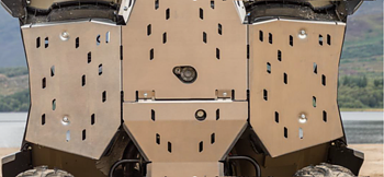 Footboard skid-plates